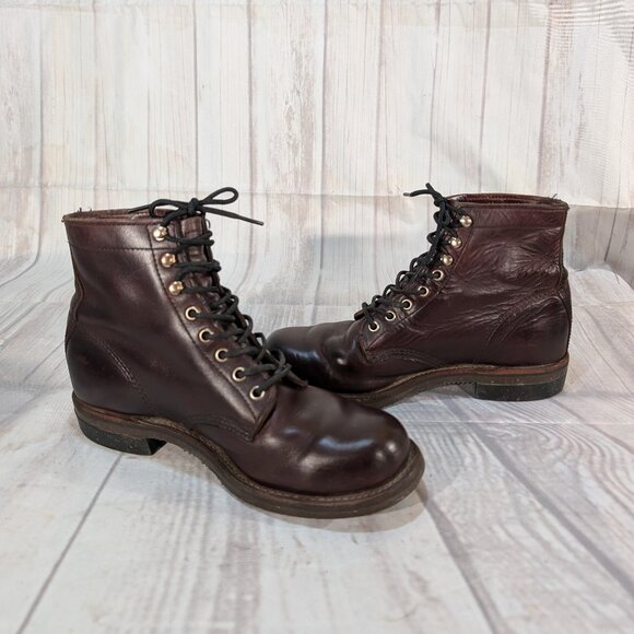 Vintage Chippewa Original Cordovan Leather Men's Work Boots - Picture 7 of 13